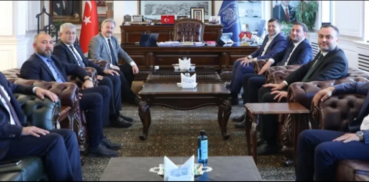 BAŞKAN PALANCIOĞLU CUMHUR İTTİFAKINI AĞIRLADI
