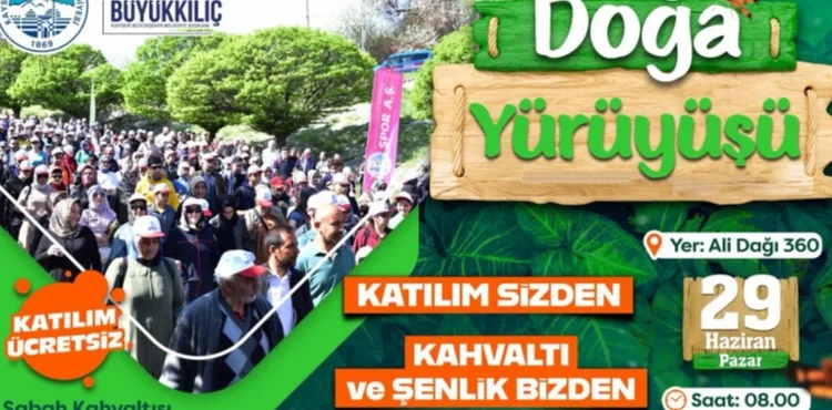 BÜYÜKŞEHİR’DEN DOĞA YÜRÜYÜŞÜNE DAVET