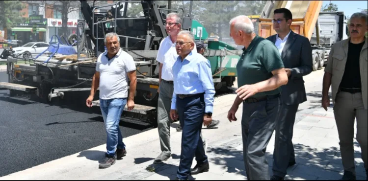BAŞKAN BÜYÜKKILIÇ, SEHER BULVARI’NDAKİ 27 MİLYON TL’LİK YATIRIMI YERİNDE İNCELEDİ