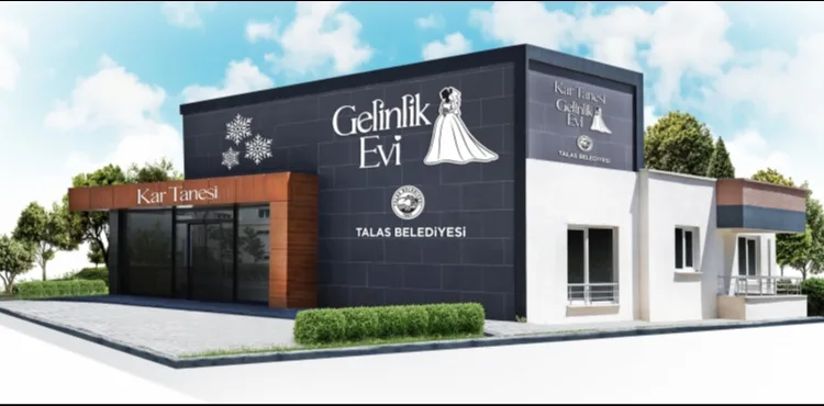TALAS’TAN AİLE YILINA ÖNEMLİ KATKI: KAR TANESİ GELİNLİK EVİ