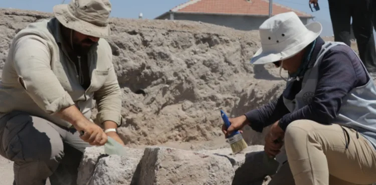 İç Anadolu'nun en büyük mozaik kazı çalışmasında, yeni mozaiklere rastlandı