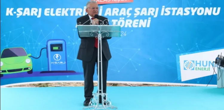 KAYSERİ BÜYÜKŞEHİR, K-ŞARJ İSTASYONLARIYLA GELECEĞİ ŞARJ EDİYOR