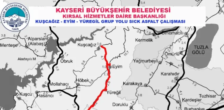 BAŞKAN BÜYÜKKILIÇ: “3 MAHALLEYİ BAĞLAYAN GRUP YOLA 107 MİLYON TL’LİK DEV YATIRIM YAPTIK”