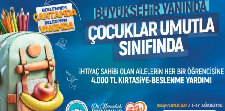 KAYSERİ BÜYÜKŞEHİR İLE HER ÇOCUĞUN ÇANTASINDA UMUT, HER SOFRASINDA DESTEK VAR