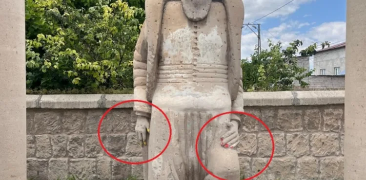 Mimar Sinan'ın doğup büyüdüğü mahallede heykeline zarar verildi