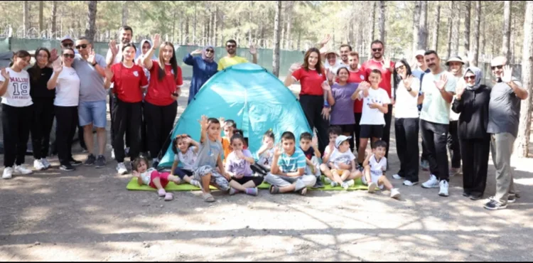 KAYSERİLİLER, SICAK YAZ GÜNLERİNDE BÜYÜKŞEHİR'İN DOĞA KAMPI İLE NEFES ALIYOR