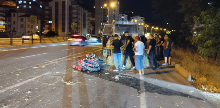 Kayseri’de traktöre arkadan çarpan motosikletin sürücüsü öldü
