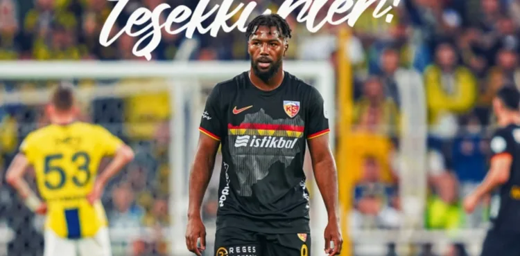 Kayserispor’da Nazon, Esteghlal FC’ye transfer oldu