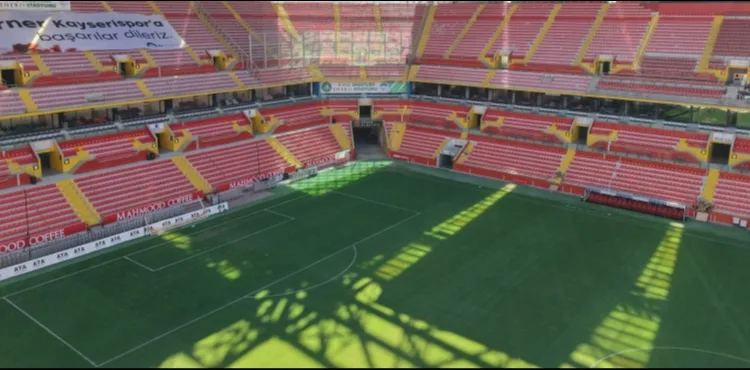 KAYSERİ BÜYÜKŞEHİR’İN RHG ENERTÜRK STADYUMU, TÜRKİYE’DE ÖRNEK GÖSTERİLİYOR
