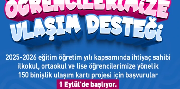 BAŞKAN BÜYÜKKILIÇ’IN AİLE VE EĞİTİM ODAKLI ULAŞIM DESTEKLERİ İÇİN BAŞVURULAR BAŞLIYOR