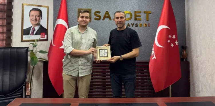 SAADET PARTİSİ KAYSERİ İL BAŞKANI ERDAL ALTUN: “GENÇLERİMİZ GELECEĞİMİZİN TEMİNATIDIR”