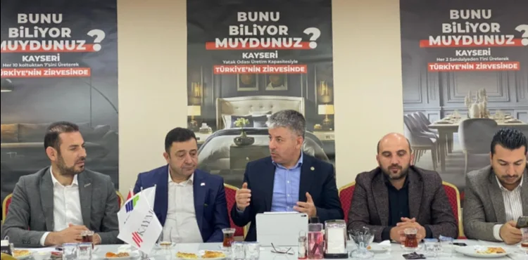 ÇOPUROĞLU: MOBİLYANIN ANAVATANI DA BAŞKENTİ DE KAYSERİ’DİR!