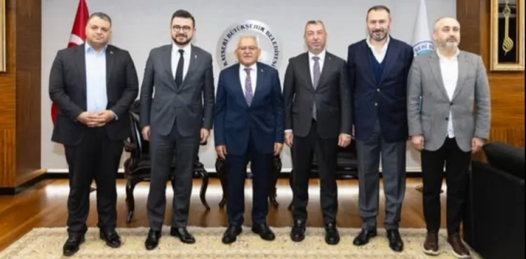 BÜYÜKKILIÇ, GENEL MERKEZ YEREL YÖNETİMLER BAŞKAN YARDIMCISI GÖRÇEKER’İ KONUK ETTİ