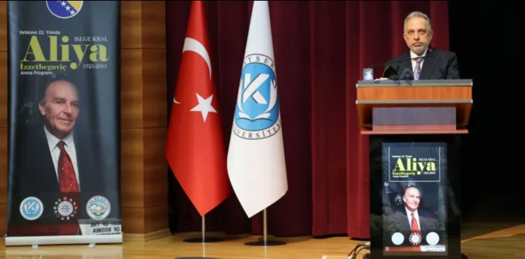 TALAS BELEDİYESİNDEN “BİLGE KRAL” ALİYA İZZETBEGOVİÇ’E ANLAMLI ANMA