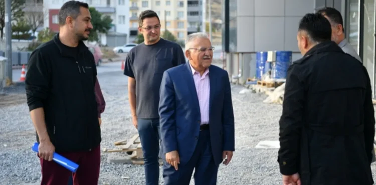 ALTINOLUK SOSYAL YAŞAM MERKEZİ’Nİ İNCELEYEN BAŞKAN BÜYÜKKILIÇ: “PROJEMİZ TAMAMLANMA AŞAMASINDA”