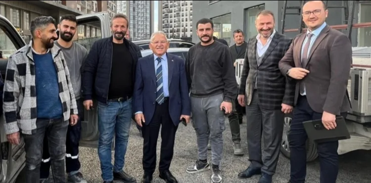 BÜYÜKKILIÇ’TAN SAHABİYE KENTSEL DÖNÜŞÜM PROJESİ’NDEKİ ÇEVRE DÜZENLEMESİNE İNCELEME