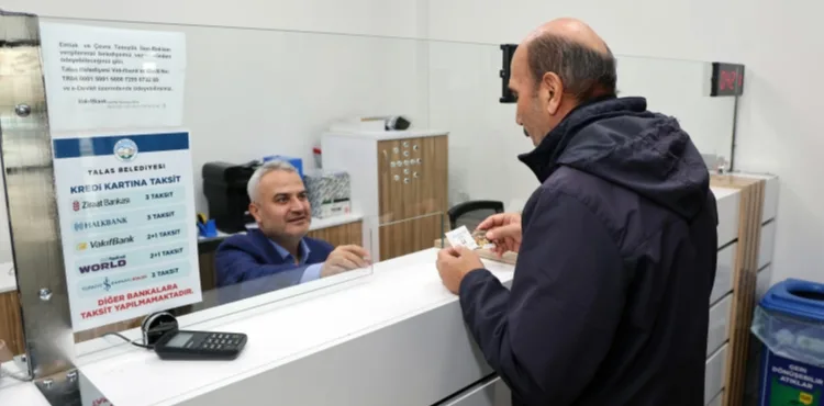 TALAS BELEDİYESİNDE HAFTA SONU VEZNELER AÇIK