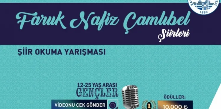 BÜYÜKŞEHİR'İN ŞİİR OKUMA YARIŞMASINDA BAŞVURULAR SÜRÜYOR