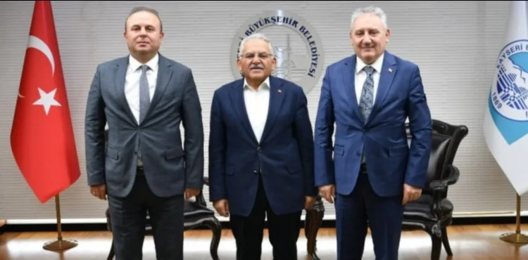 BAŞKAN BÜYÜKKILIÇ, TARIM REFORMU GENEL MÜDÜRÜ YILDIZ’I AĞIRLADI