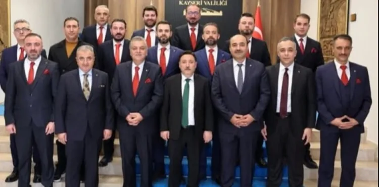 Kayseri Sarraf ve Kuyumcular Derneği’nden Vali Gökmen Çiçek’e Ziyaret