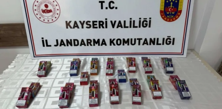 Kayseri’de Kaçakçılıkla Mücadele Operasyonu: Bandrolsüz Sigara ve Elektronik Sigara Ele Geçirildi