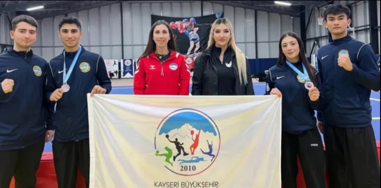 Kayserili sporcular 8 madalya kazandı