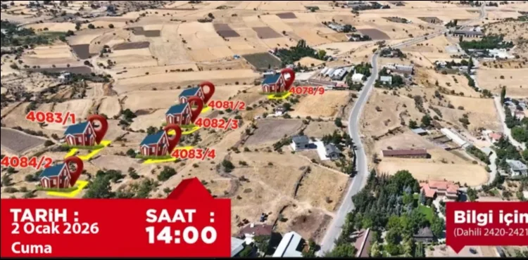 AKÇAKAYA VE ENDÜRLÜK'TE 14 PRESTİJLİ VİLLA PARSELİ SATIŞTA