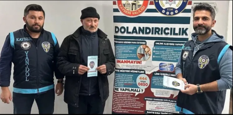 Kayseri'de telefon dolandırıcılığı girişimi engellendi