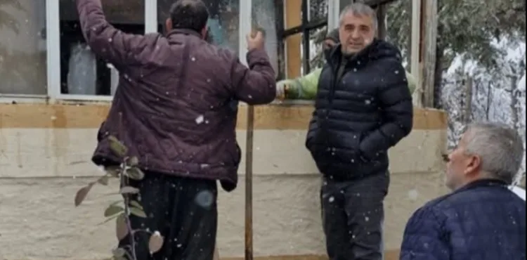 Tomarza'da imam evinde yangın