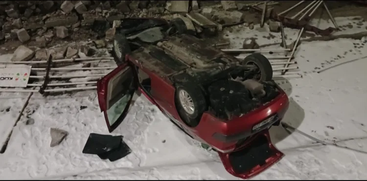 Kayseri’de otomobil sulama kanalına düştü: 1 yaralı
