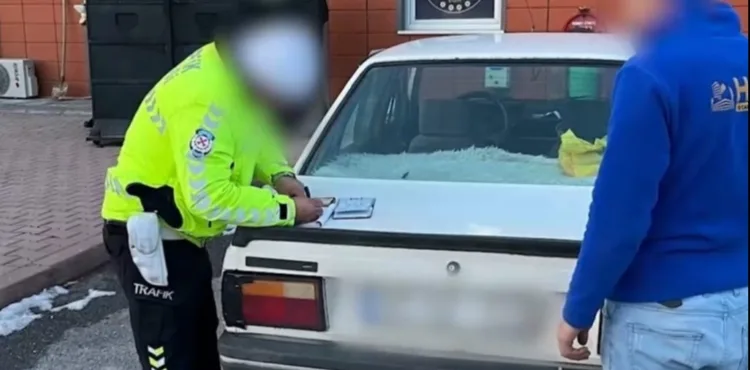 Kayseri’de trafik denetimlerinde 853 araç sürücüsüne ceza