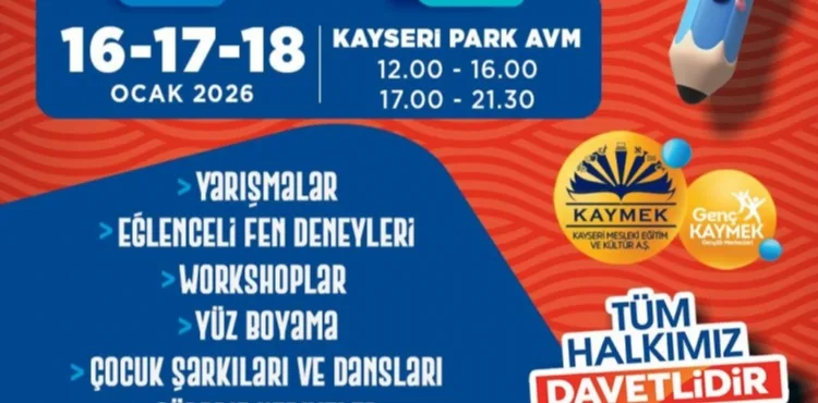 BÜYÜKŞEHİR’DEN YARIYIL TATİLİNDE GENÇ KAYMEK ÇOCUK ŞENLİĞİ