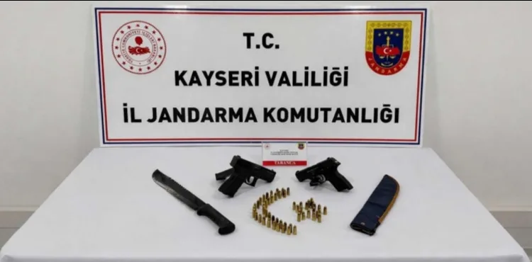 Kayseri’de ruhsatsız silah operasyonu: 1 gözaltı