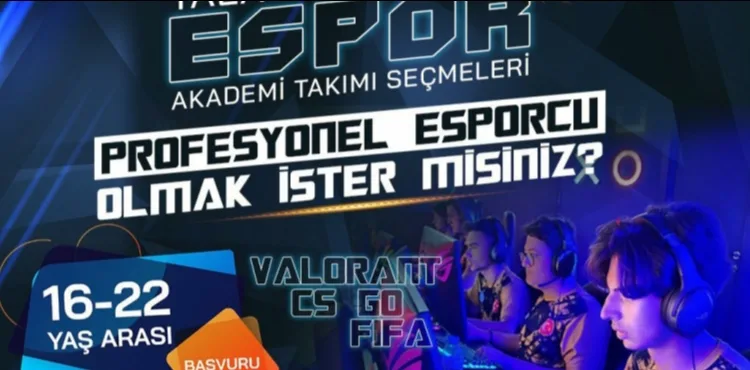 TALAS'TA E-SPORUN YILDIZLARI SEÇİLİYOR