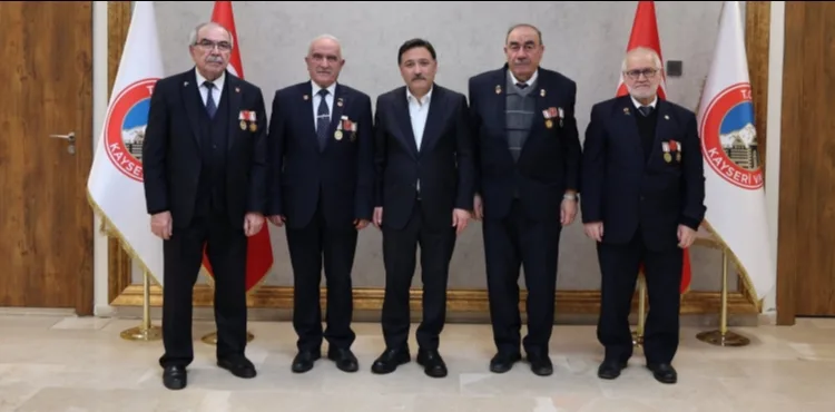 Muharip gazilerden Vali Gökmen Çiçek’e ziyaret