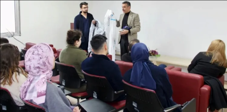 Kayseri Devlet Hastanesi personeline Hemovijilans ve KBRN eğitimi