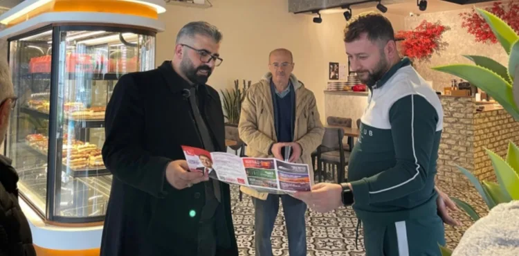 SP Talas ilçe teşkilatından esnaf ziyareti