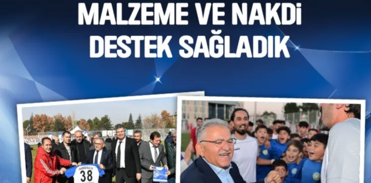 SPORUN VE SPORCUNUN DOSTU BAŞKAN BÜYÜKKILIÇ’TAN AMATÖR SPORA 5,6 MİLYON TL’LİK DEV DESTEK