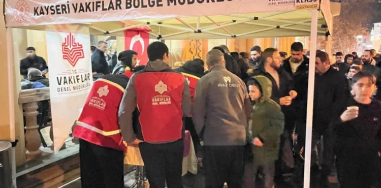 KAYSERİ VAKIFLAR BÖLGE MÜDÜRLÜĞÜ İFTAR NOKTALARI BELLİ OLDU.