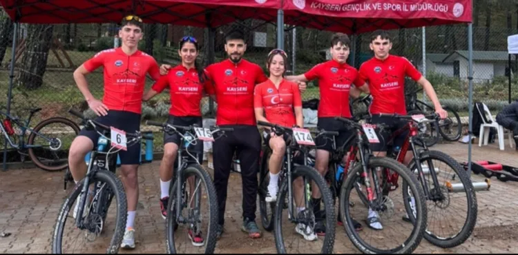 Dağ Bisikleti Türkiye Şampiyonası’nda Kayserili sporculardan önemli başarı