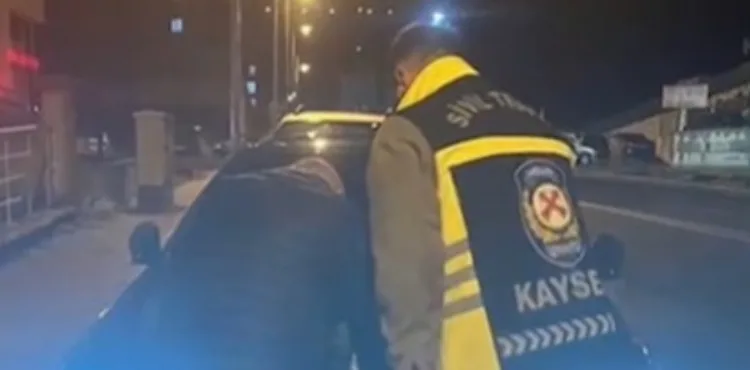 Kayseri’de son 1 haftada 1609 sürücüye işlem