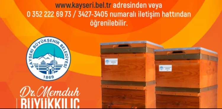 BÜYÜKŞEHİR’İN “ARILAR ÇOĞALSIN, BEREKET KATLANSIN” PROJESİ’NE BAŞVURULAR BAŞLADI