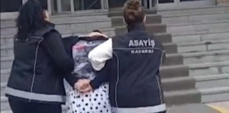 Kayseri’de 12 yıl 10 ay hapisle aranan kadın hükümlü yakalandı