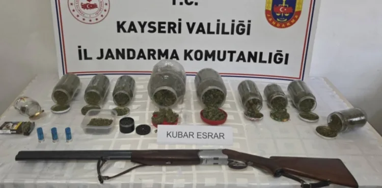 Kayseri'de uyuşturucu operasyonu: 1 gözaltı