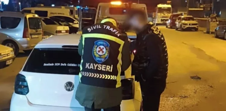 Trafik denetimlerinde 1 haftada 1375 sürücüye ceza