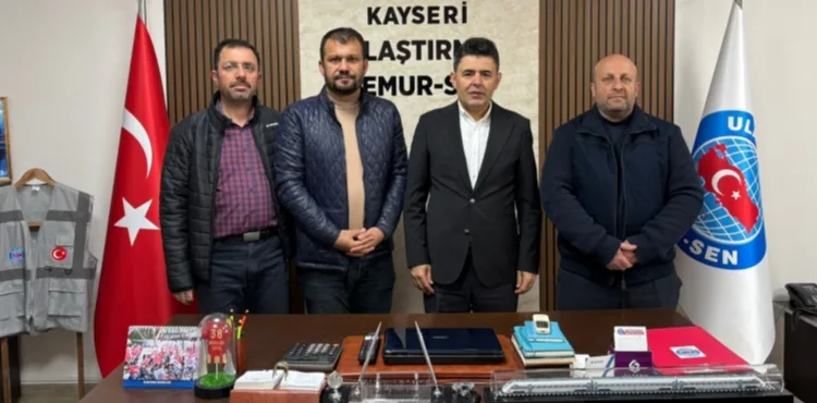 Ulaştırma Bakan Yardımcısı Poyraz’dan Ulaştırma Memur-Sen Kayseri Şubesi’ne ziyaret
