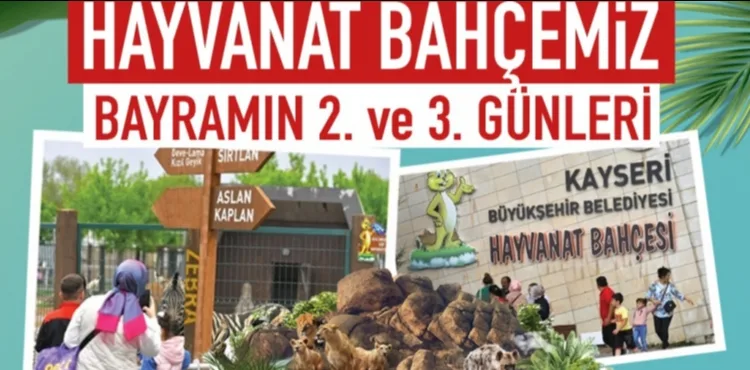 BÜYÜKKILIÇ, HAYVANAT BAHÇESİNİN BAYRAMDA ÜCRETSİZ OLACAĞINI DUYURDU