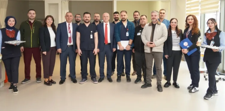 Kayseri Şehir Hastanesi’nde bayramlaşma