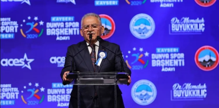 BÜYÜKKILIÇ’IN ORTAYA KOYDUĞU SPOR VİZYONUNUN MEYVESİ: “YÜZDE 99,5 KAYSERİ 2029 DÜNYA SPOR BAŞKENTİ”