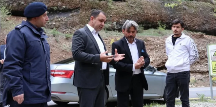 Yahyalı Kaymakamı Gültekin’den rafting turları öncesi inceleme